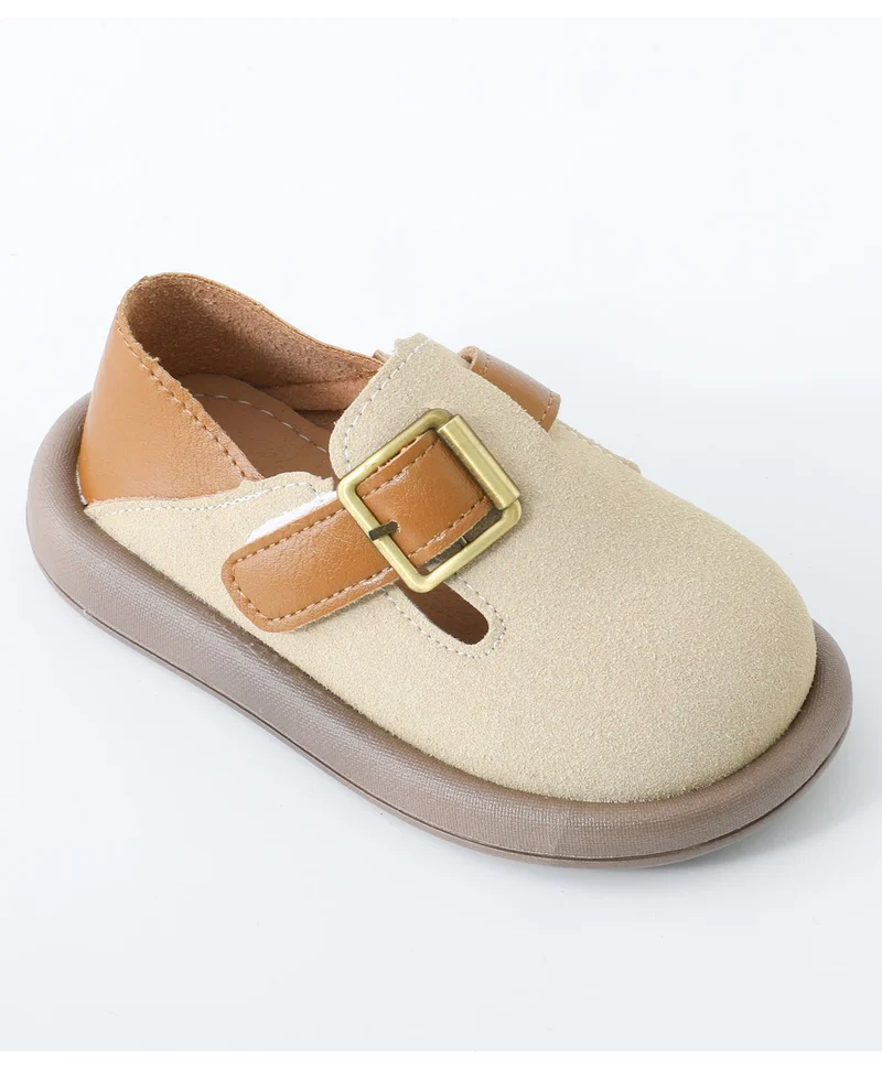 Mark & Mia Mark & Mia Hook and Loop Velcro Closure Casual Shoes - Beige